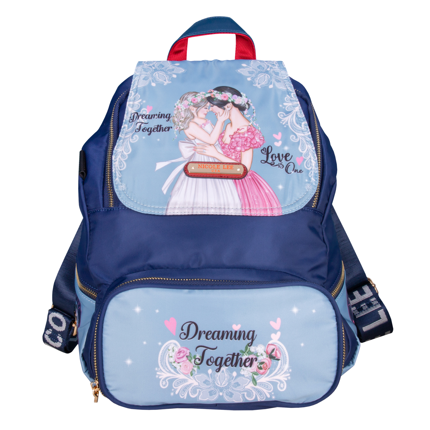 Foto 2 pulgar | Mochila Nicole Lee De Nylon Dreaming Together