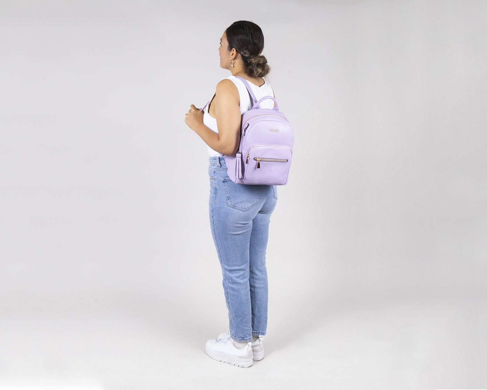 Foto 8 | Mochila Chenson Fátima Púrpura