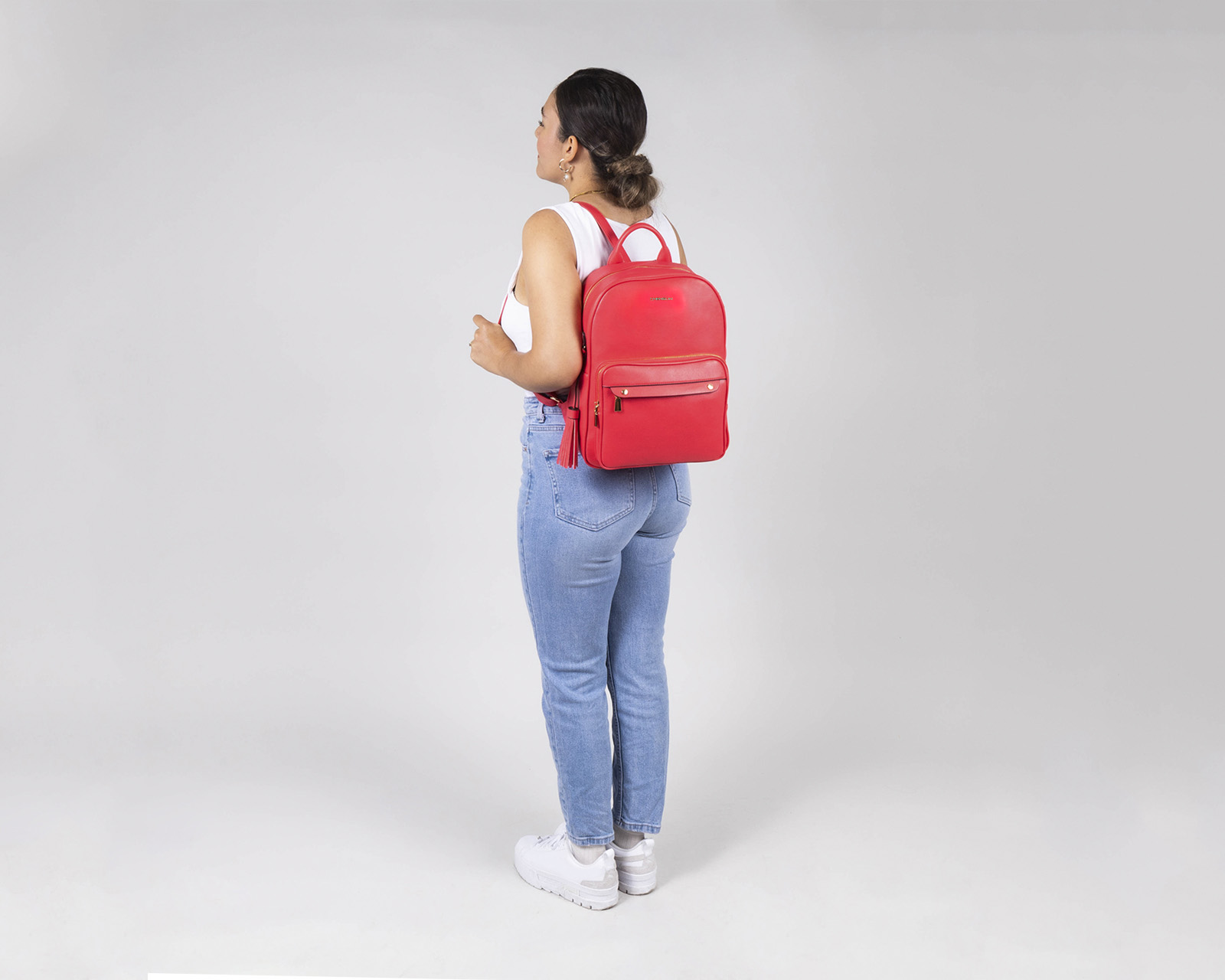 Foto 9 pulgar | Mochila para Dama Chenson Roja Fátima