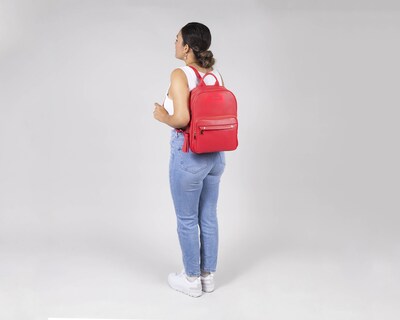 Foto 8 | Mochila para Dama Chenson Roja Fátima