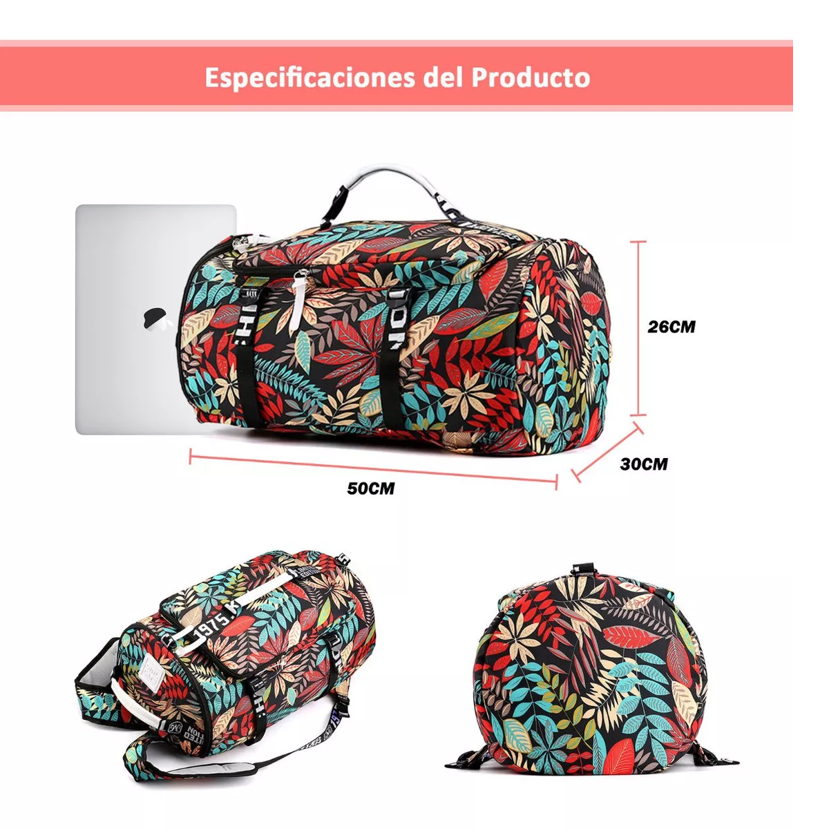 Foto 2 | Mochila Impermeable Eo Safe Imports ESI-10124 Multicolor