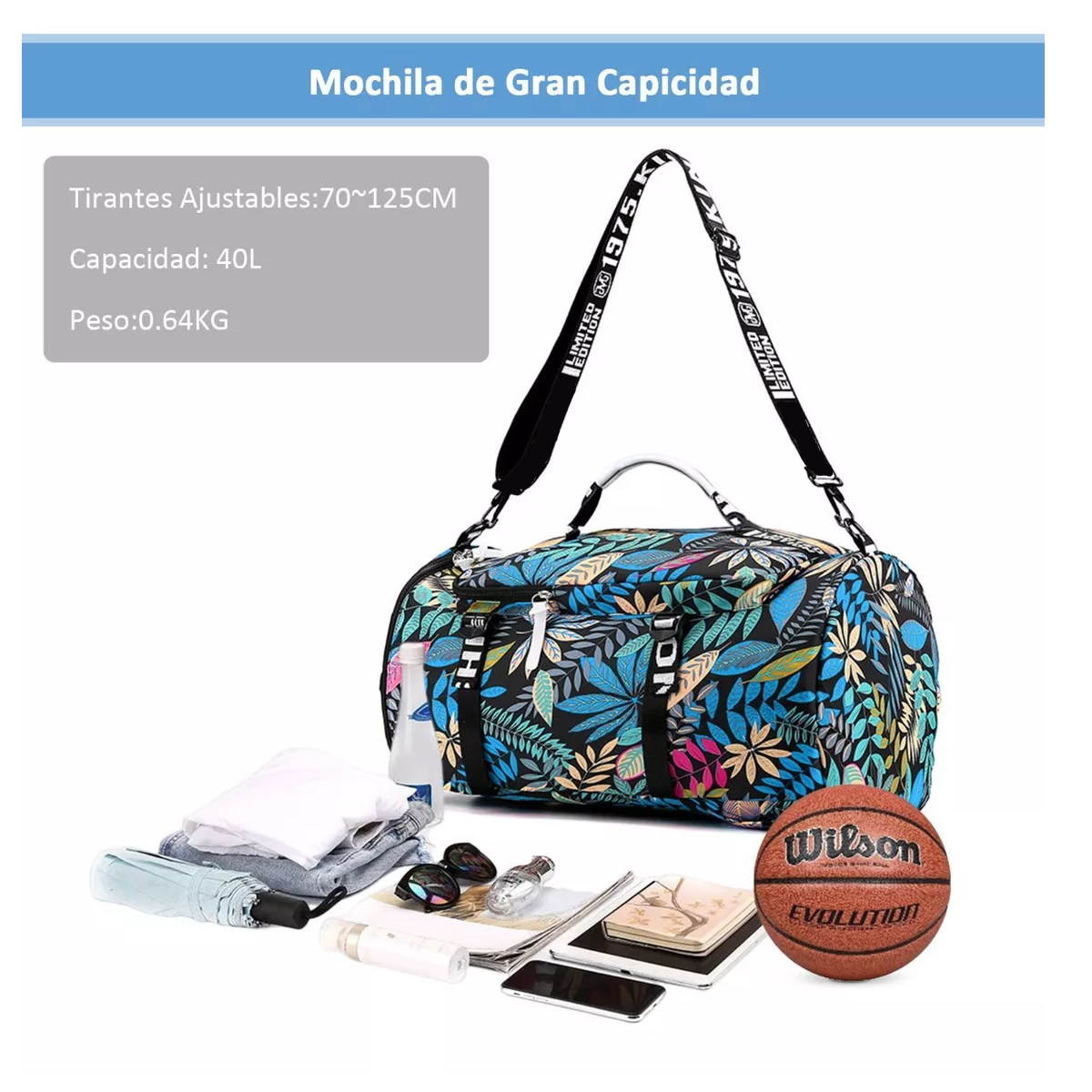 Foto 2 | Mochila Impermeable Eo Safe Imports ESI-10123 Azul