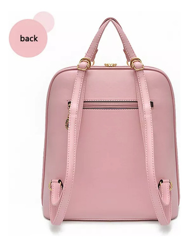 Foto 4 pulgar | Venta Internacional-Mochila Casual Rosa para Mujer