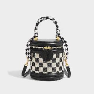 Foto 2 | Venta Internacional- Bolso de Hombro de Lona Tipo Cubo para Mujer