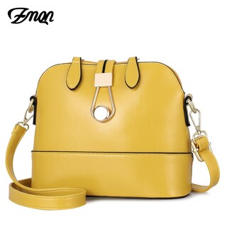 Foto 2 | Venta Internacional-bolso Bandolera Zmqn De Cuero Amarillo De Moda Para Mujer