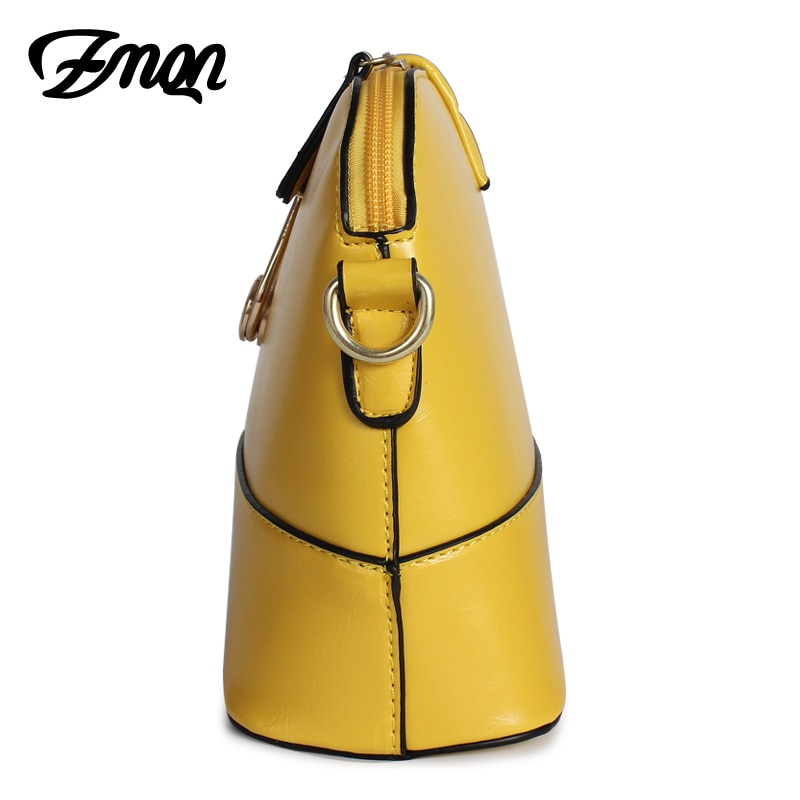 Foto 5 pulgar | Venta Internacional-bolso Bandolera Zmqn De Cuero Amarillo De Moda Para Mujer