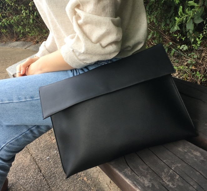 Venta Internacional-bolso De Mano Foofum De Piel Sintética Sobre Para Mujer