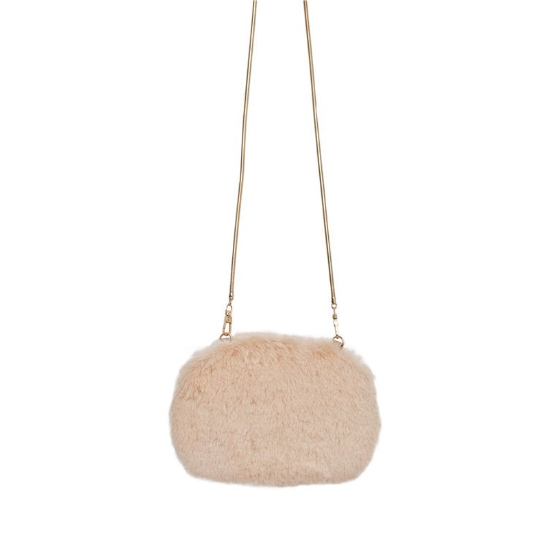Foto 5 pulgar | Venta Internacional-minibolso De Mano Genérico De Piel De Zorro Sintético Para M