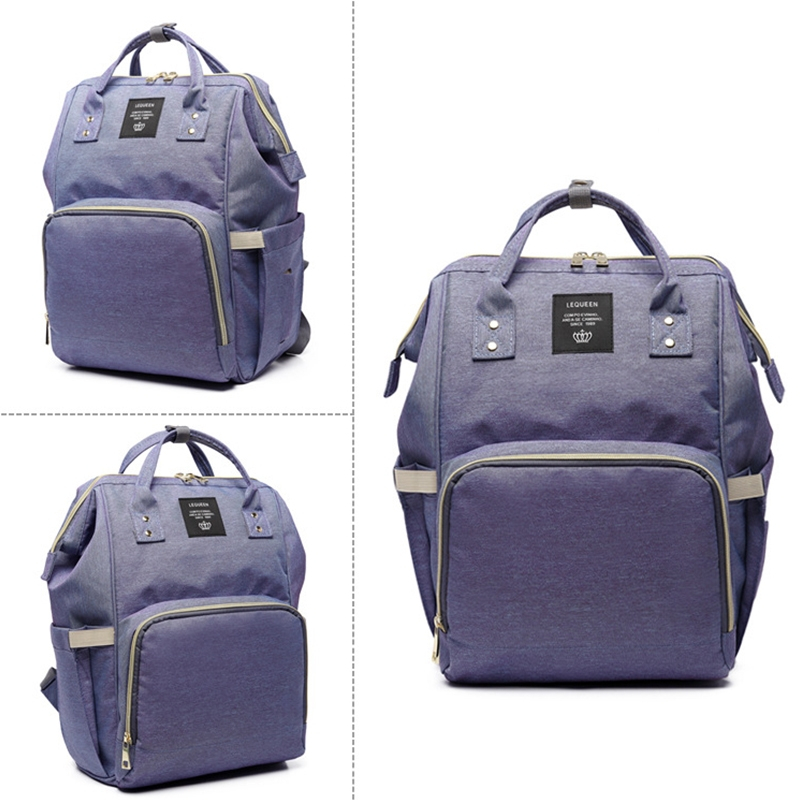 Foto 4 pulgar | Venta Internacional-mochila Oxford Violet De Gran Capacidad Para Mamá/embarazada
