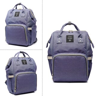 Foto 3 | Venta Internacional-mochila Oxford Violet De Gran Capacidad Para Mamá/embarazada