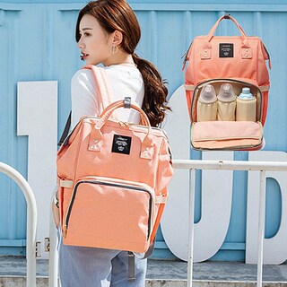 Foto 4 | Venta Internacional-mochila Oxford Violet De Gran Capacidad Para Mamá/embarazada