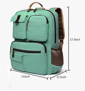 Foto 3 | Mochila Escolar Camtop Verde