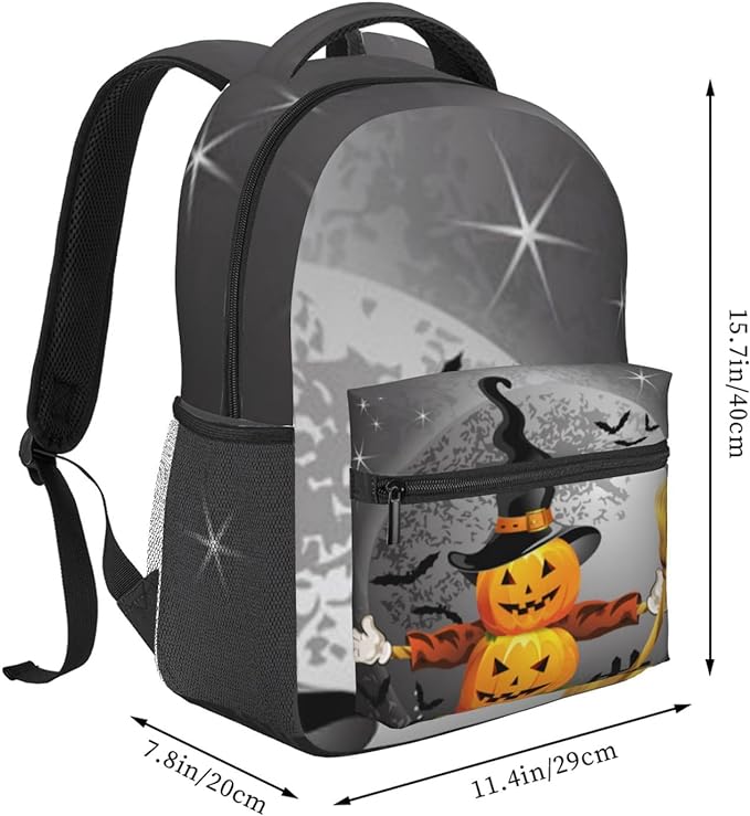 Foto 2 | Mochila Casual Wünd Gris Halloween