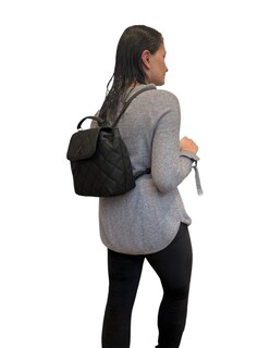 Foto 6 | Mochila Mini Tory Burch Negro Mate