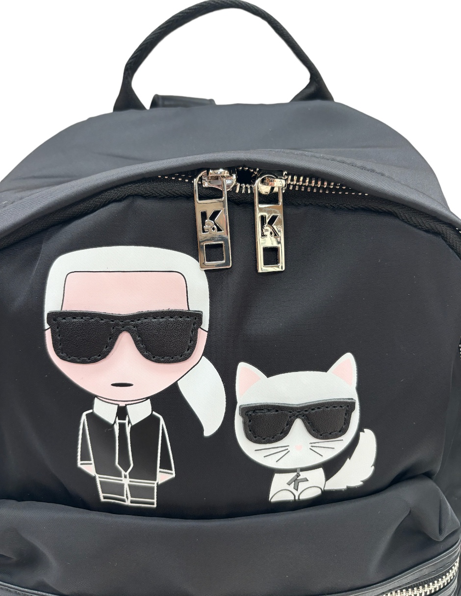 Foto 9 pulgar | Mochila Karl Lagerfeld Negra