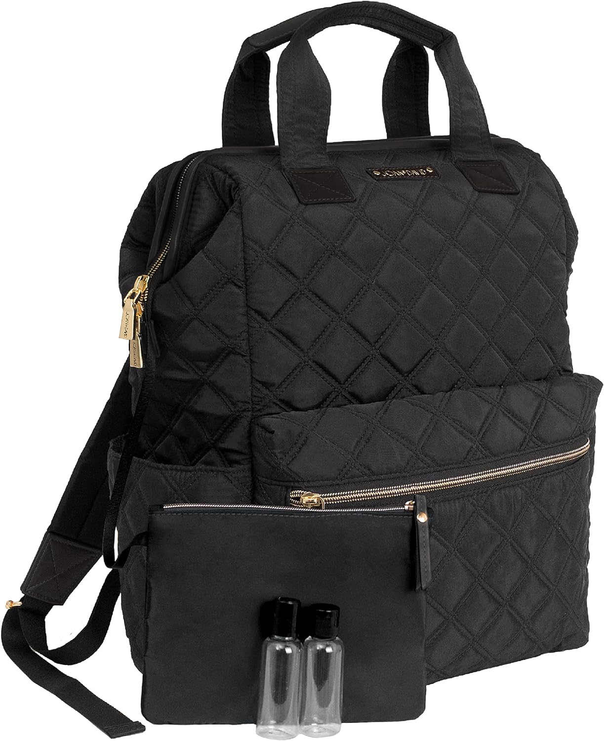 Mochila de Nailon Acolchada Joan & David JDB1666-Negro-001