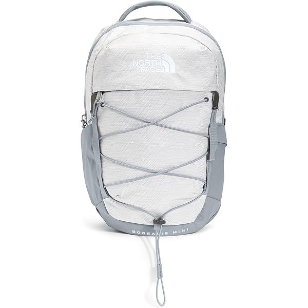 The North Face Mini Borealis - Mochila Para Portátil De 10 L, Tnf Color Blanco Metálico Mélange/gris Medio, Os