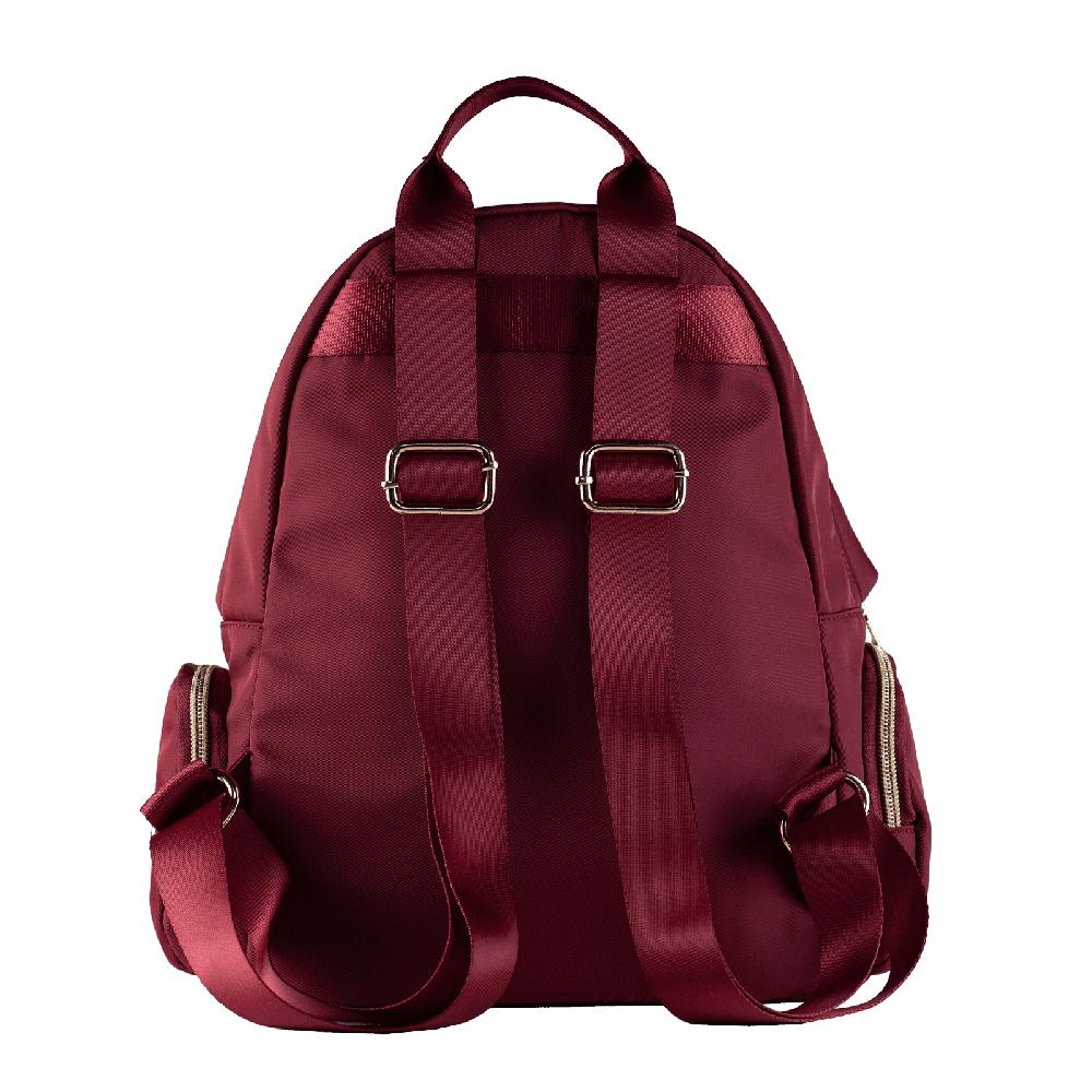 Foto 4 pulgar | Mochila Backpack Moderna Y Casual Luckyly, Modelo Carly Vino