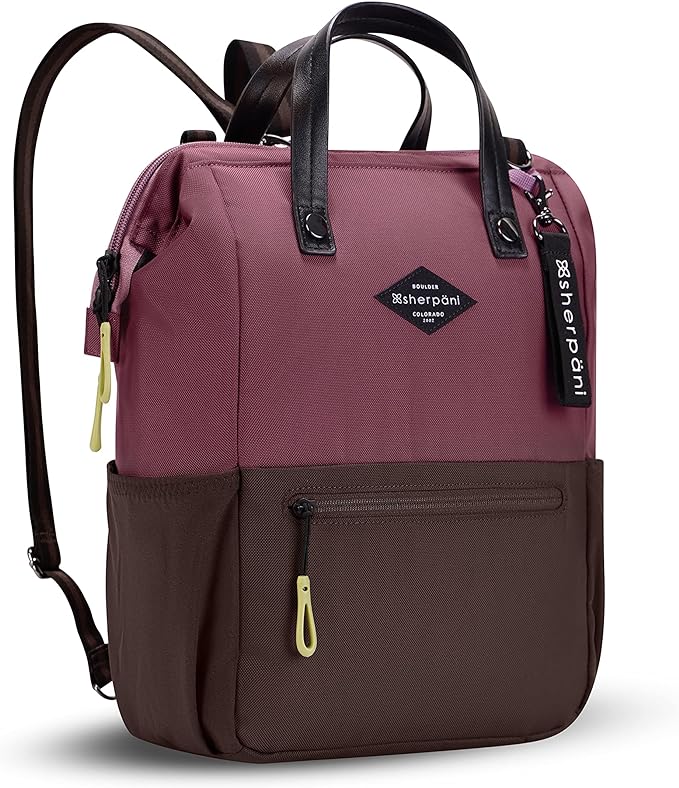 Mochila Convertible Sherpani Envío para Escuela y Viajes con Funda para Laptop de 13 Pulgadas y Protección RFID