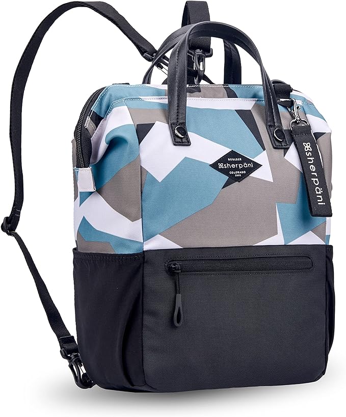 Mochila Convertible Sherpani para Mujer con Compartimento para Laptop de 13 Pulgadas y Protección RFID