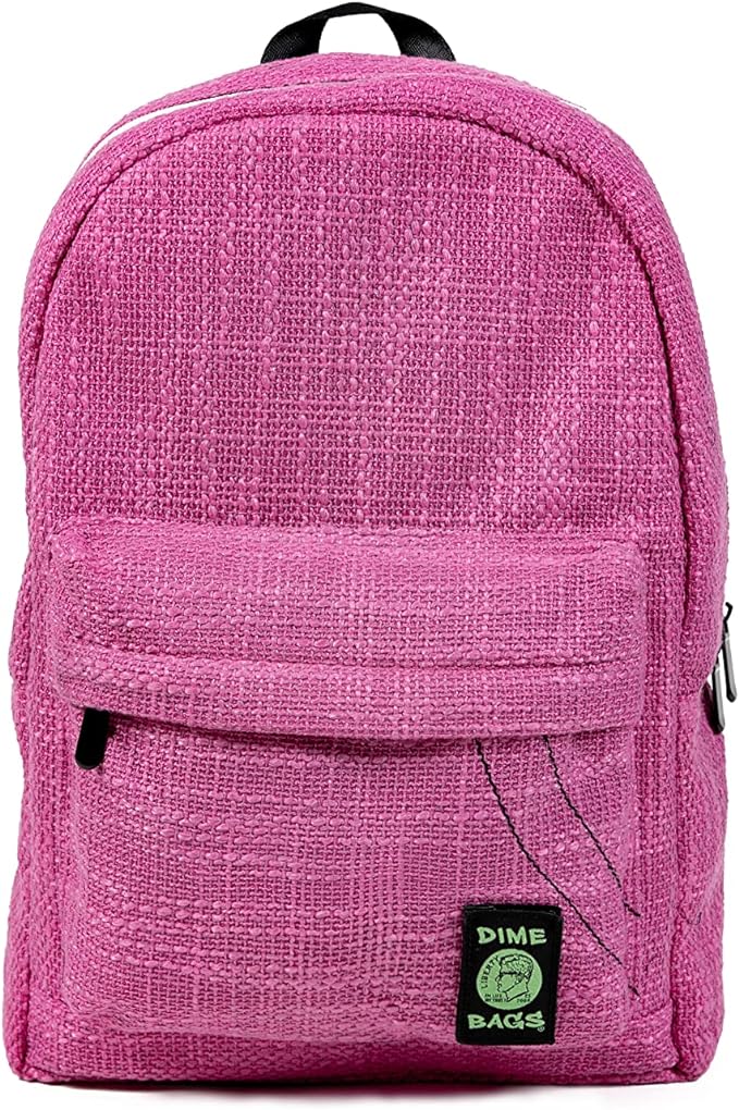 Foto 1 | Mochila de cáñamo Dime Bags Study Buddy con compartimento acolchado para portátil de 15 pulgadas en magenta