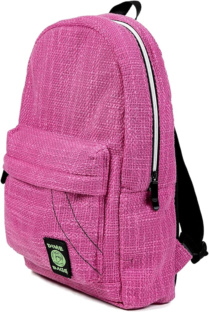 Foto 3 | Mochila de cáñamo Dime Bags Study Buddy con compartimento acolchado para portátil de 15 pulgadas en magenta