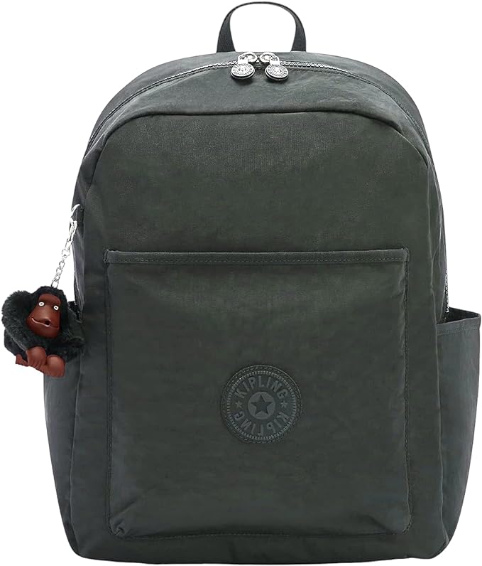 Mochila Escolar Kipling Gris