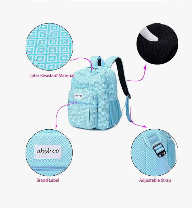 Foto 3 | Mochila Abshoo Escolar Azul