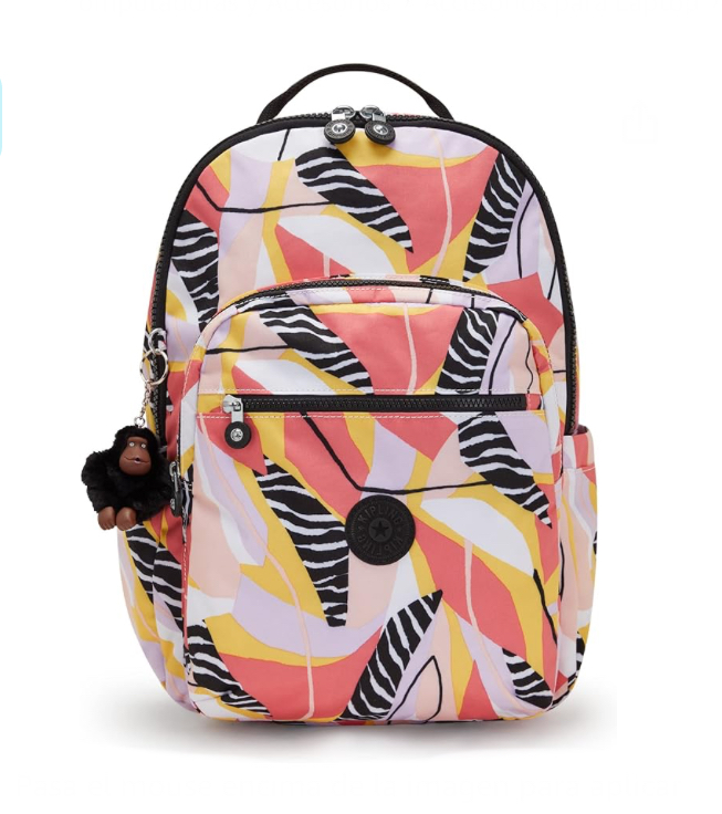 Mochila Kipling Multicolor Estilo Abstracto