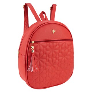 Foto 2 | Mochila Para Dama Rojo Dapra Flor Sintético Bety Nueva Imagen