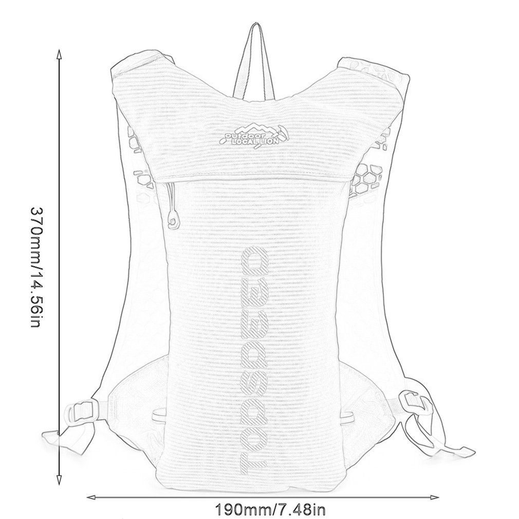 Foto 4 pulgar | Venta Internacional-mochila Para Correr Con Agua Del Grifo, Bolsa Para Maratones
