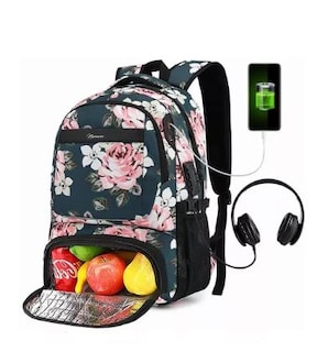 Foto 3 | Mochila Wünd Antirrobo Impermeable Floreado