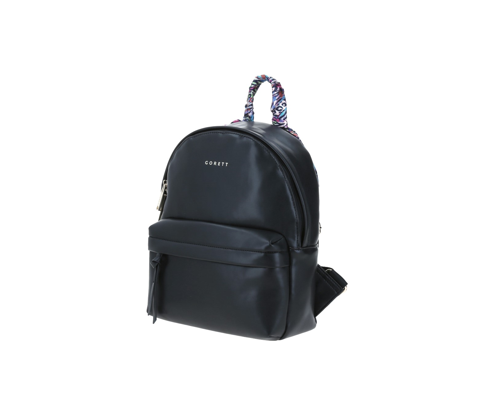 Foto 3 pulgar | Mochila Backpack Gorett Negro Triski Mediano De Dama