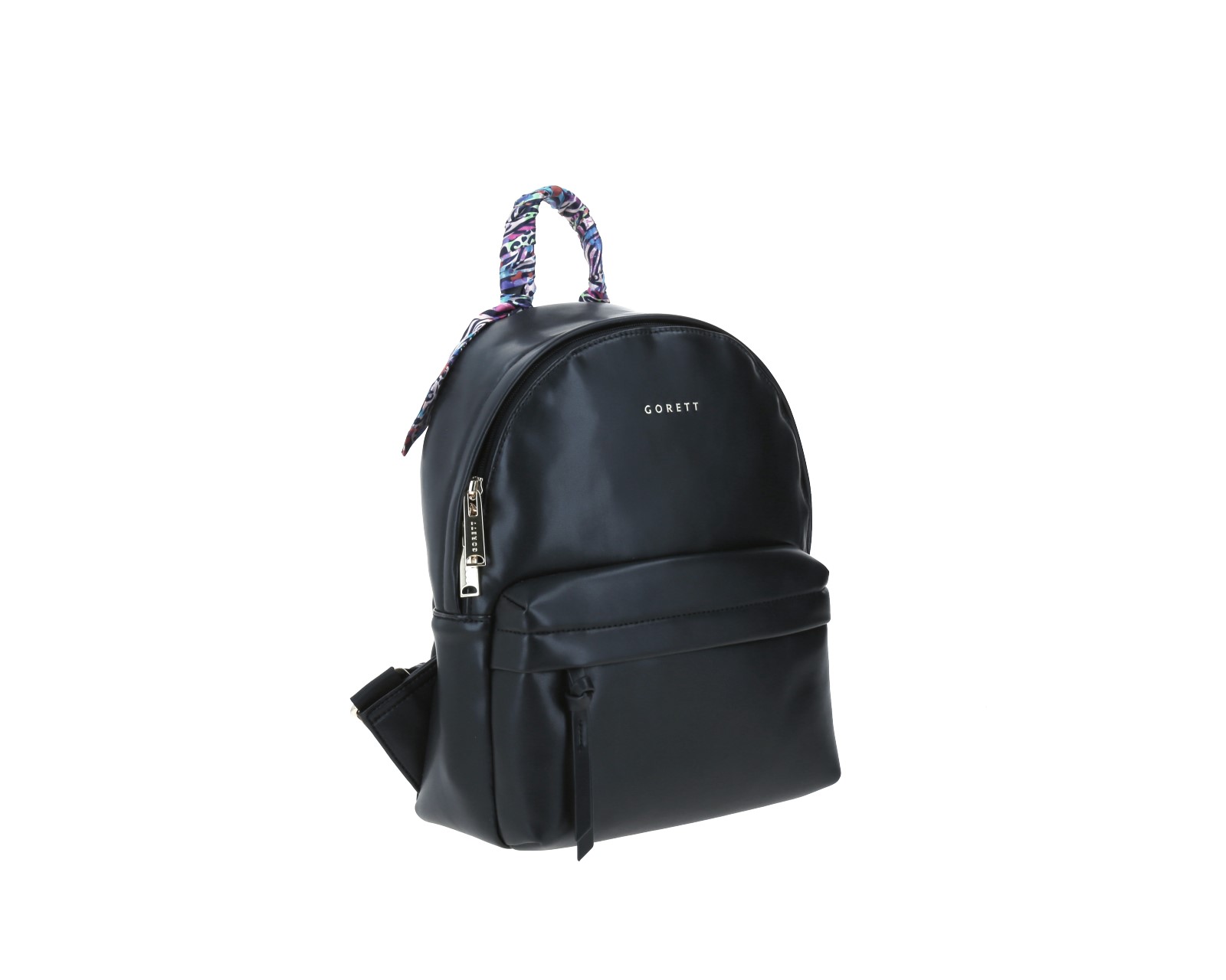 Foto 7 pulgar | Mochila Backpack Gorett Negro Triski Mediano De Dama