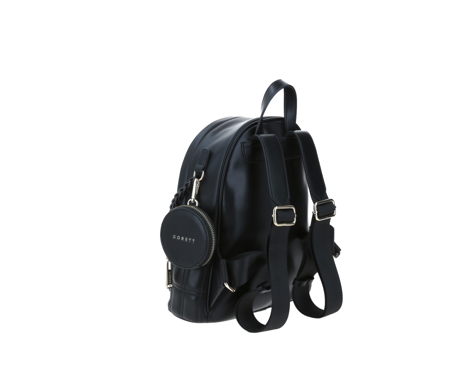 Foto 4 | Mochila de Dama Backpack Gorett Negra Gregor Mediana