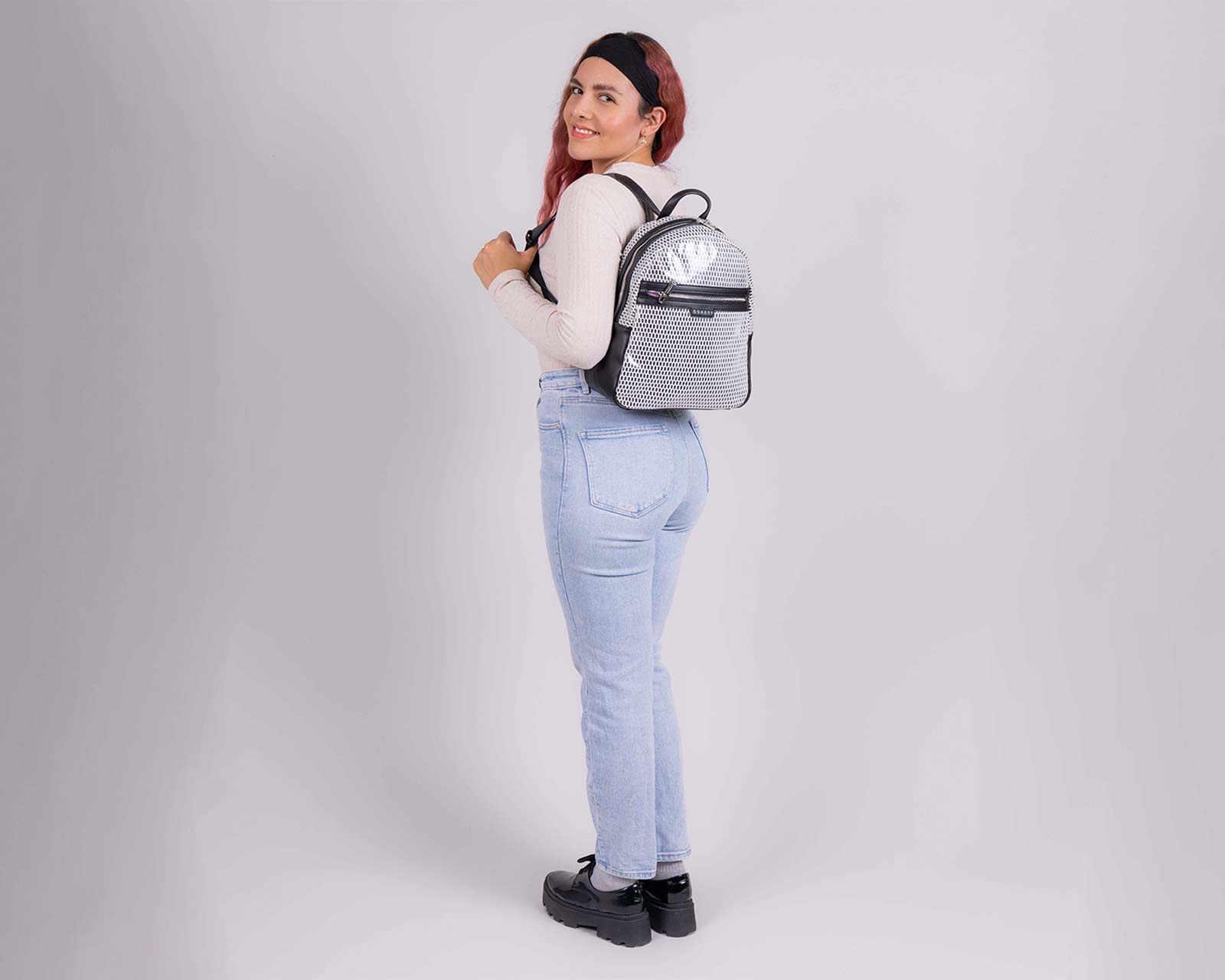 Foto 7 pulgar | Mochila Gorett Marel Blanco