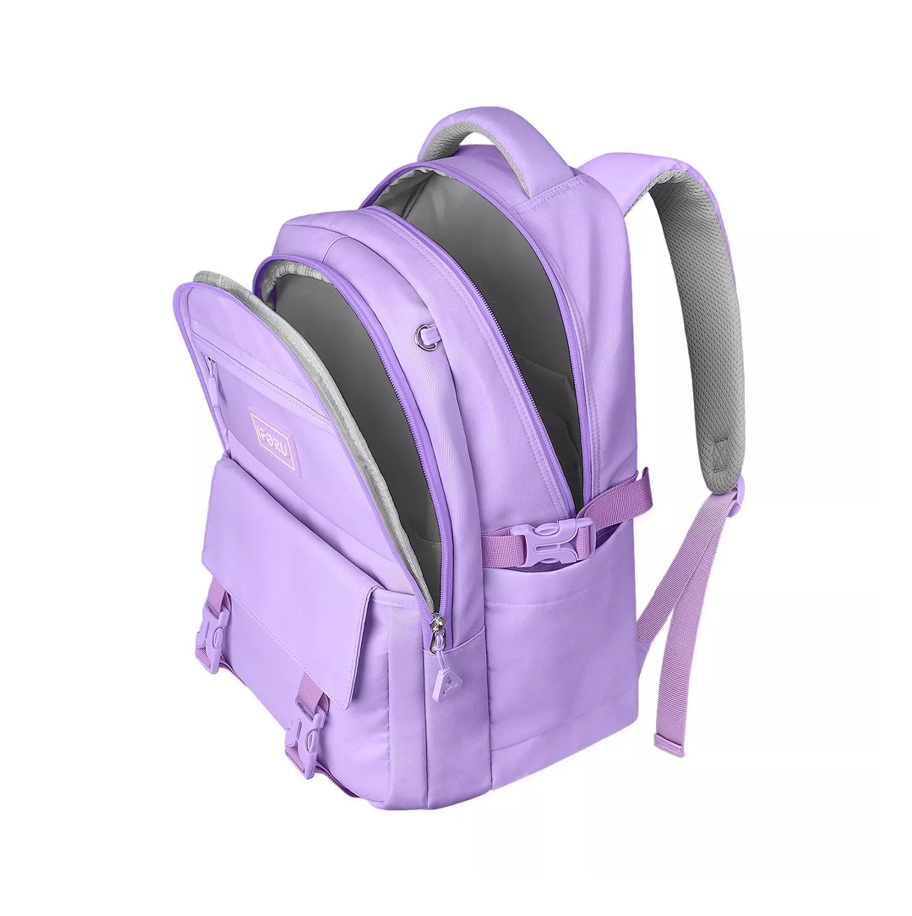 Foto 4 pulgar | Mochila Escolar Iforu 30l Violeta