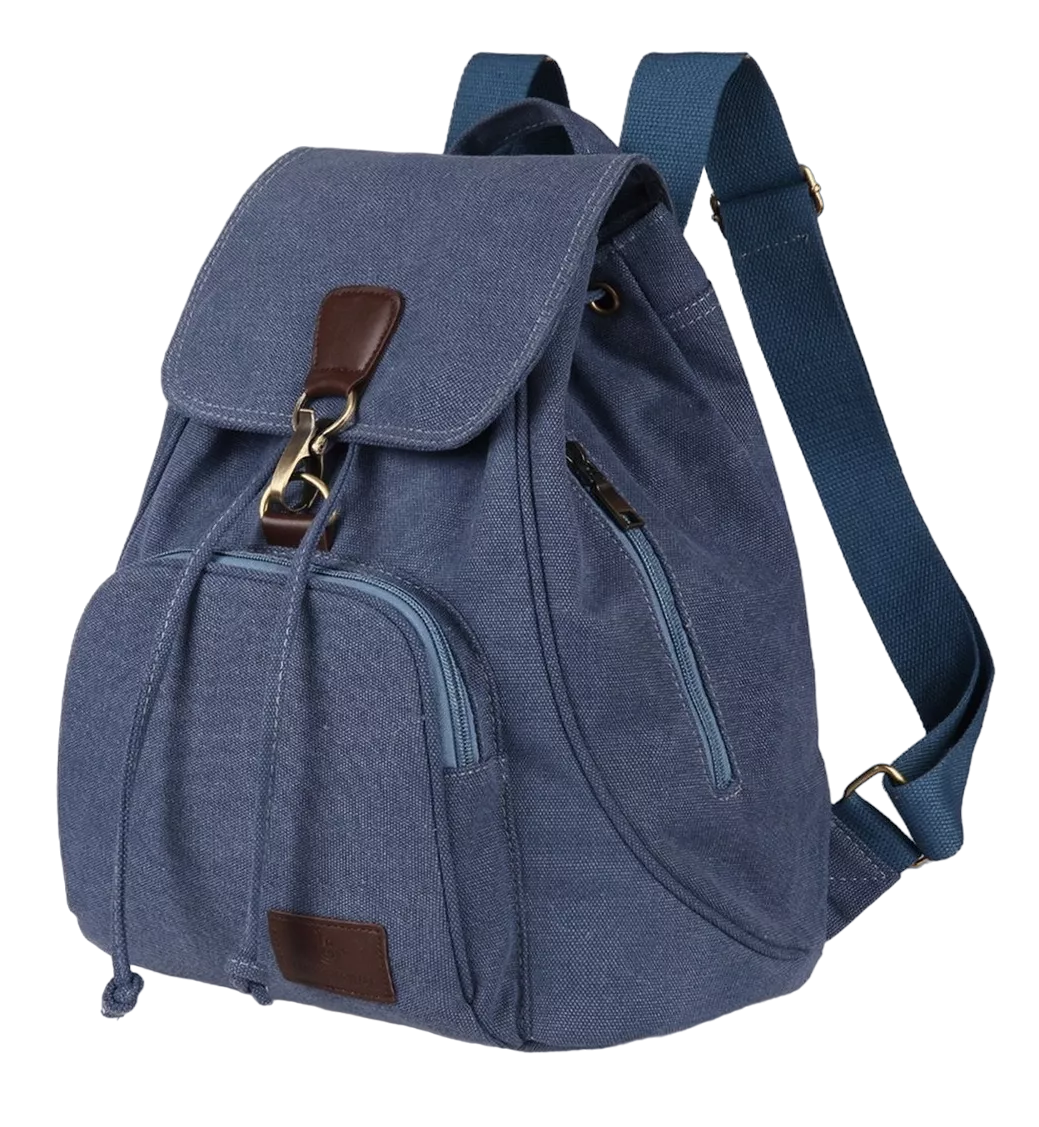 Mochila Escolar Antirrobo Para Mujer, Azul