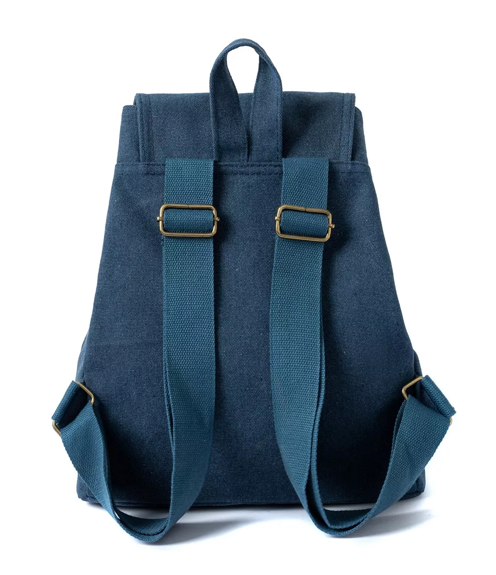 Foto 4 | Mochila Escolar Antirrobo Para Mujer, Azul