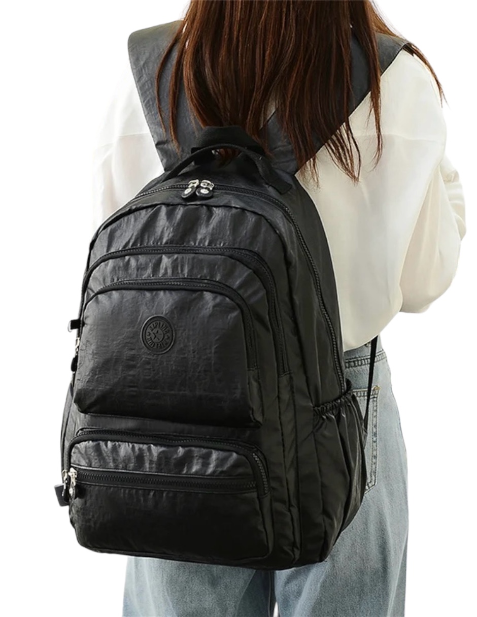 Foto 5 | Mochila Extra Grande Kipling Negra Mate
