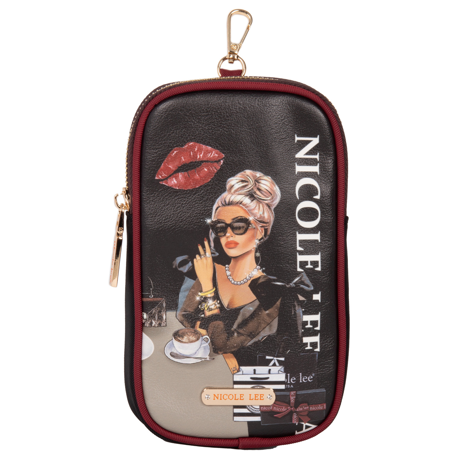 Foto 3 pulgar | Mochila Nicole Lee con Bolsa Extra Lady In Black