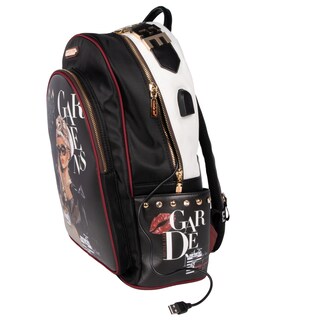 Foto 3 | Mochila Nicole Lee con Bolsa Extra Lady In Black