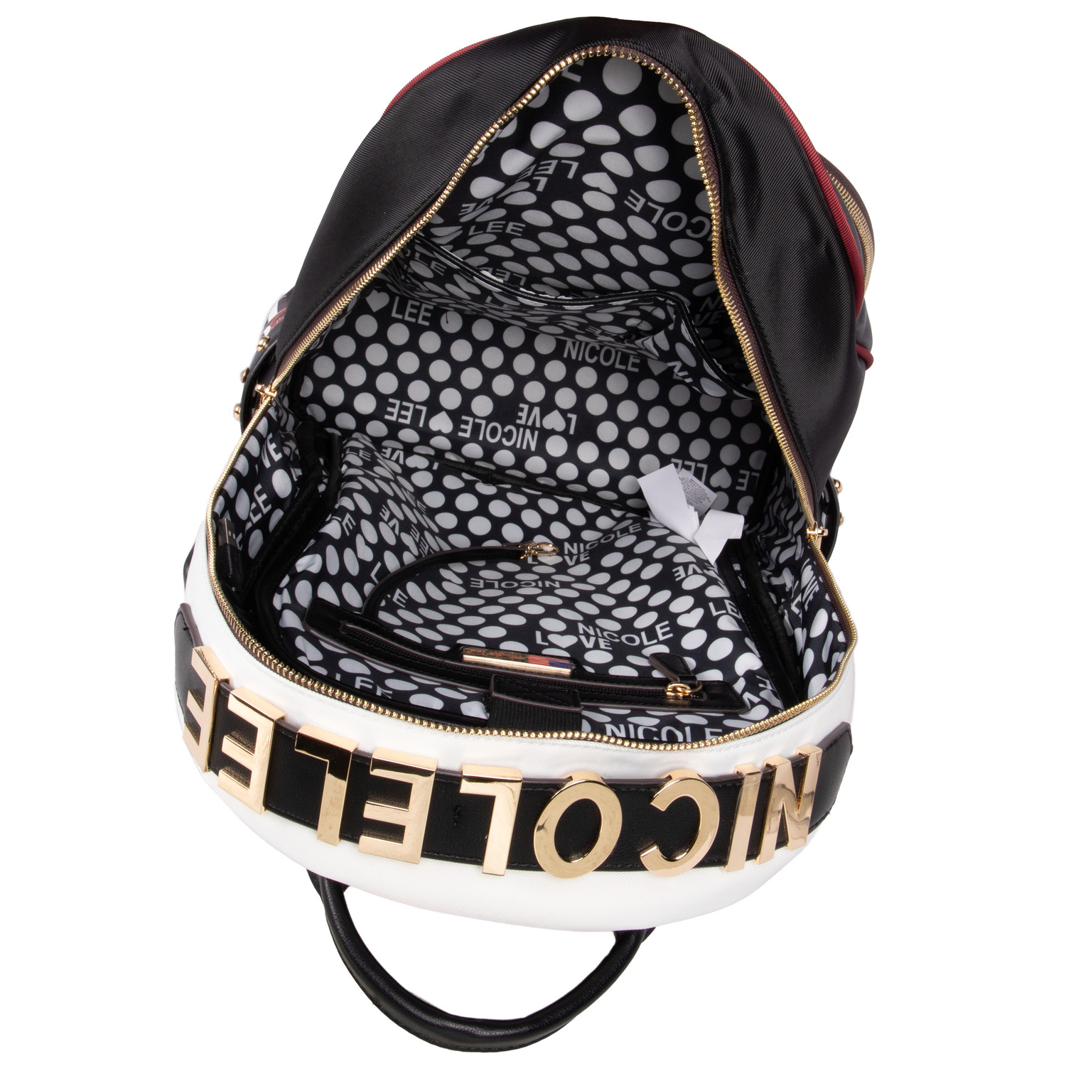 Foto 6 pulgar | Mochila Nicole Lee con Bolsa Extra Lady In Black