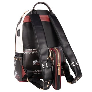 Foto 6 | Mochila Nicole Lee con Bolsa Extra Lady In Black
