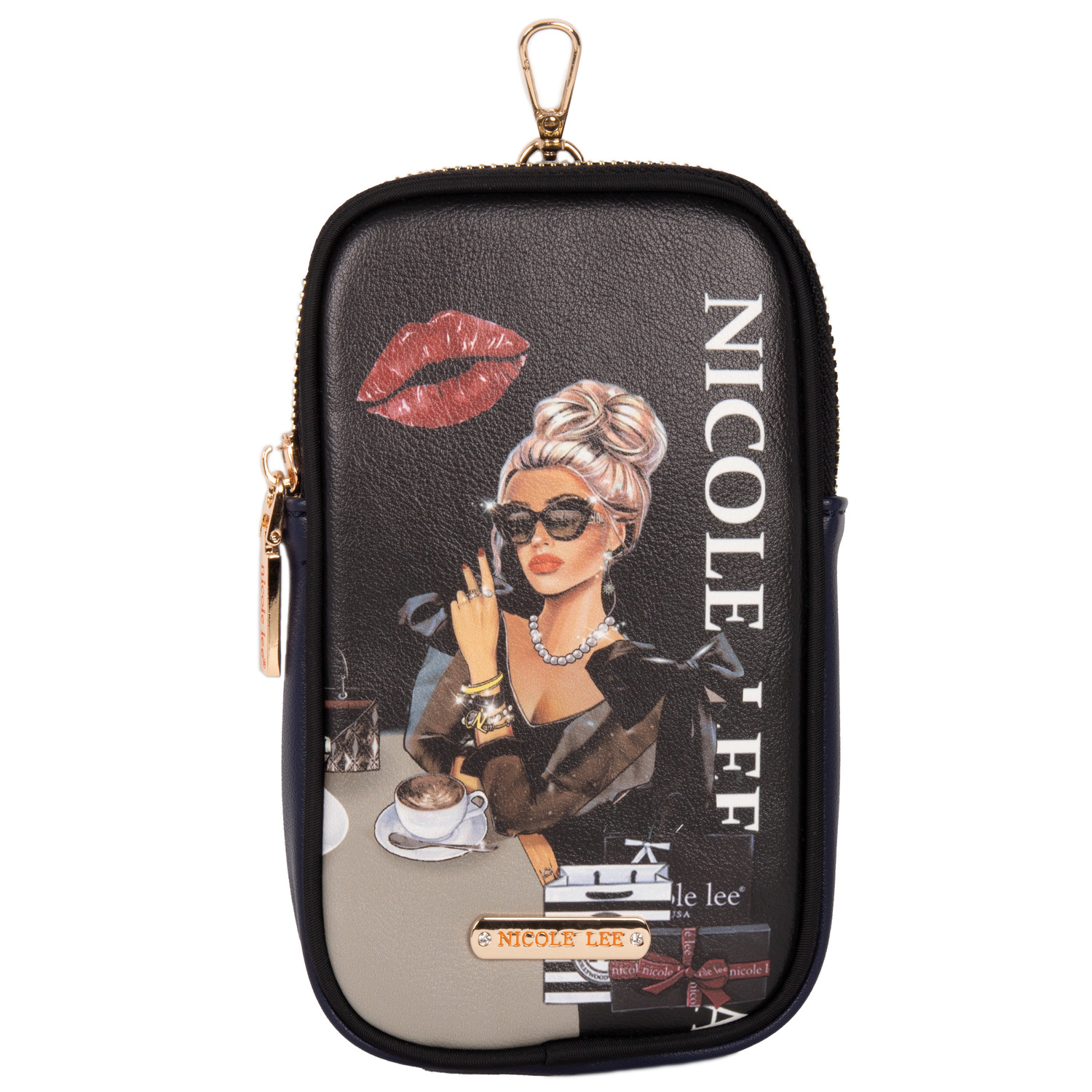 Foto 3 pulgar | Mochila Nicole Lee para Laptop con Bolsita Lady In Black