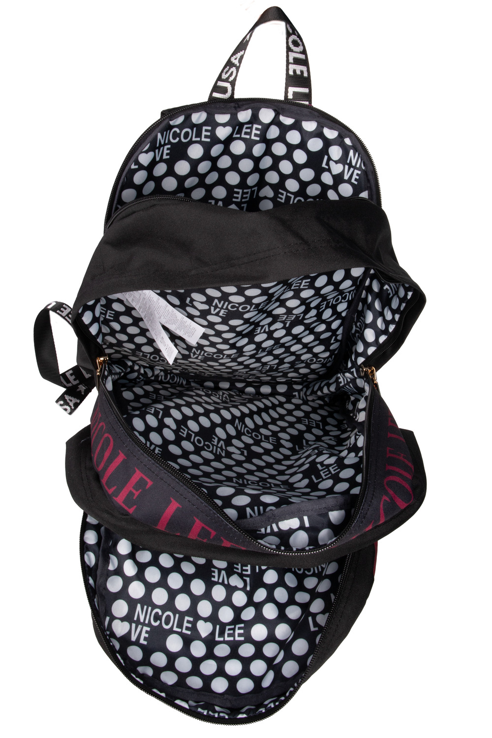 Foto 4 pulgar | Mochila Nicole Lee con Bolsa Extra Lady In Black