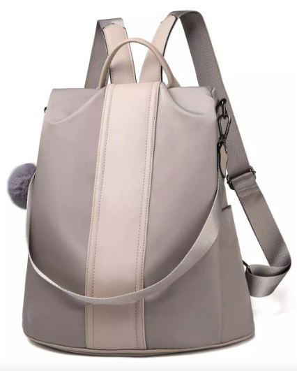 Foto 2 pulgar | Mochila Impermeable Antirrobo Casual Color Beige