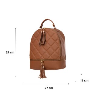 Foto 3 | Mochila Para Mujer Fana Nataly Color Camel Preciosa