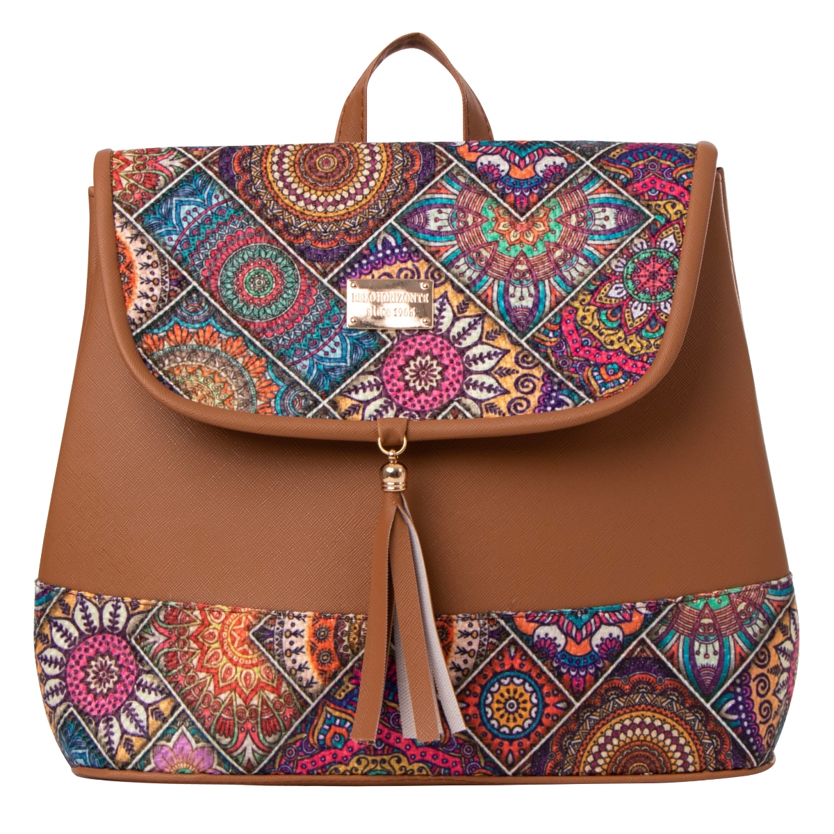 Mochila Yute De Mujer Fana Saril Color Camel Sensacional