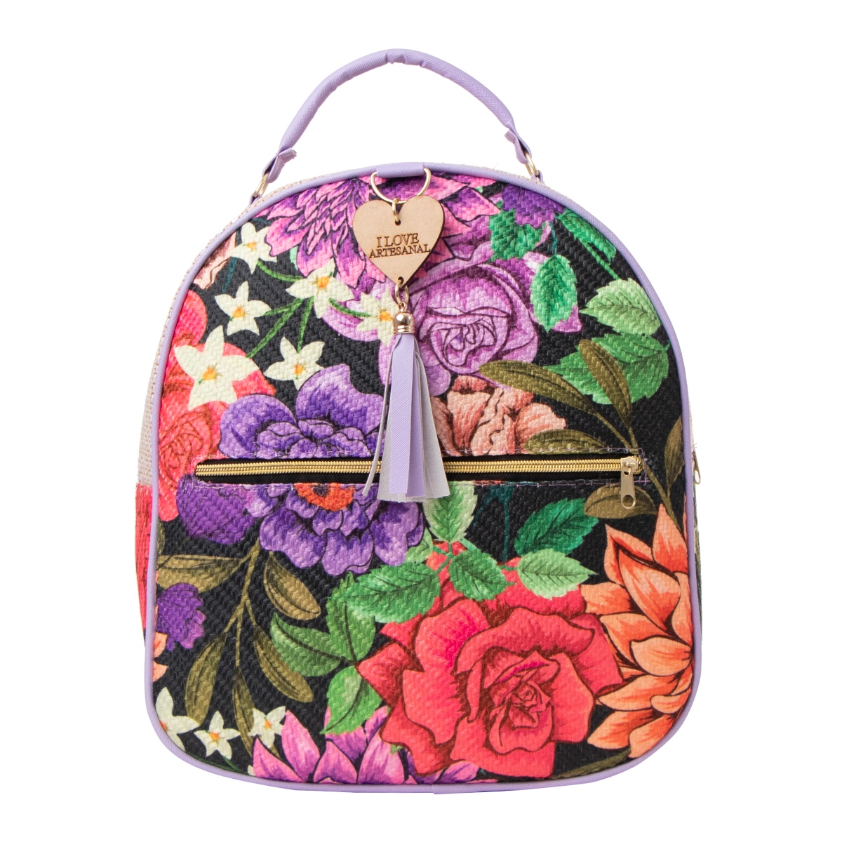 Mochila Yute Para Mujer Fana Paris Color Lila Lúcela